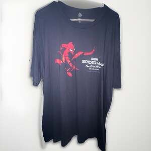 2019 Spider-Man Far From Home Dr Pepper Movie Promo T-Shirt Marvel 2XL Black